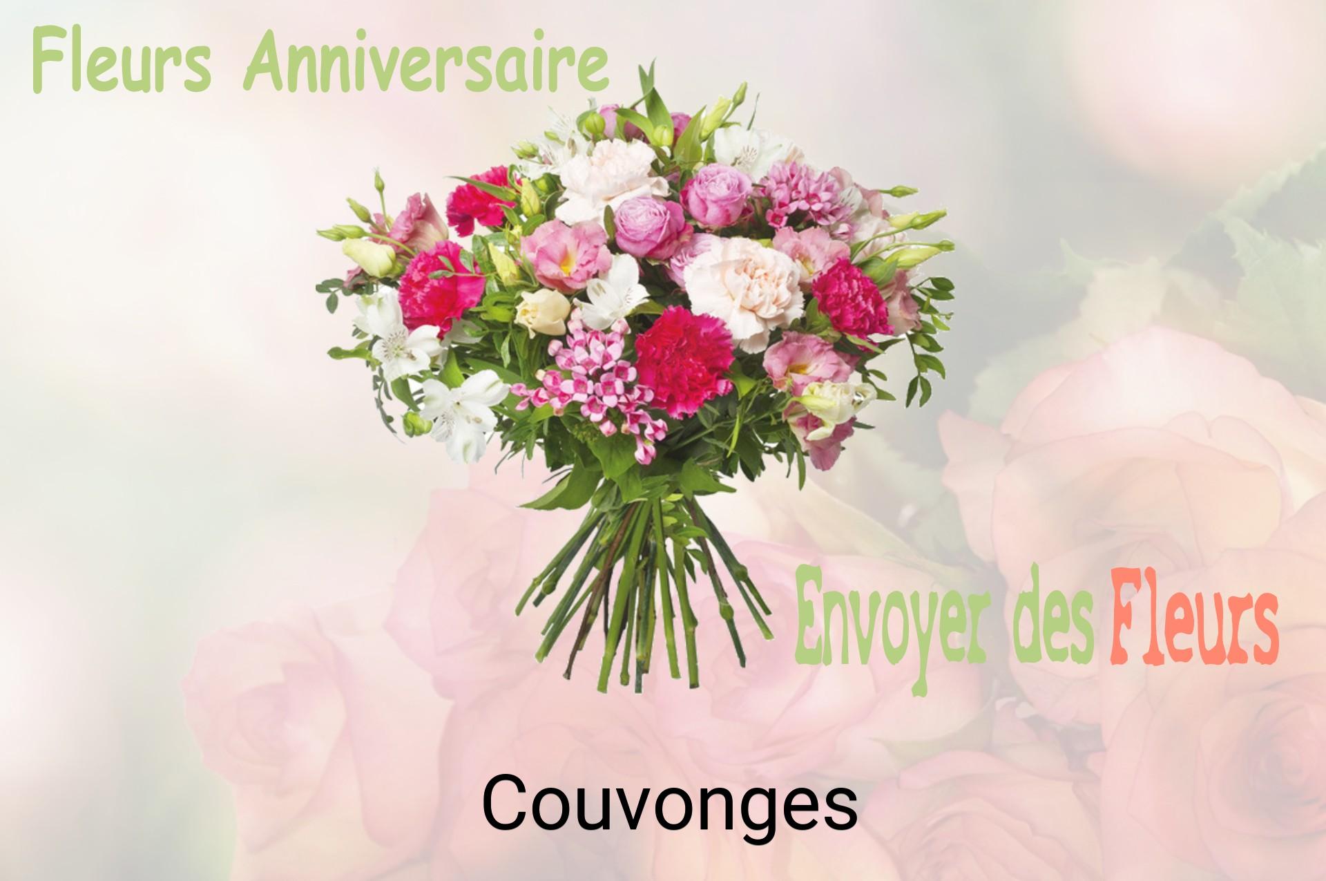 Bouquet de fleurs d’anniversaire livré à Couvonges